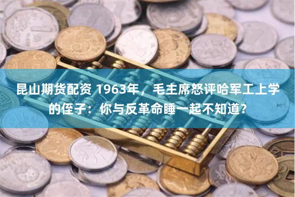 昆山期货配资 1963年，毛主席怒评哈军工上学的侄子：你与反革命睡一起不知道？