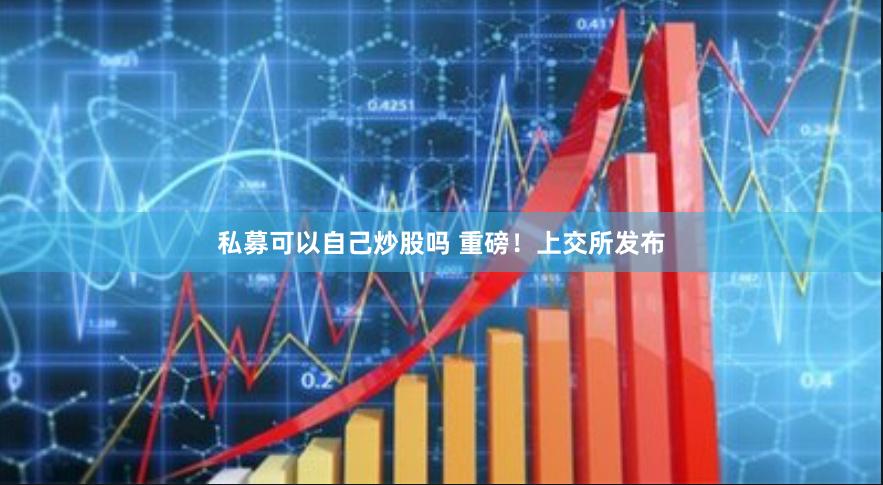 私募可以自己炒股吗 重磅！上交所发布
